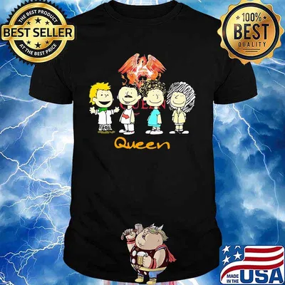 The peanuts queen band members shirt