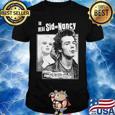 The real sid and nancy no initiators on this record this is the real sid vicious playing live shirt