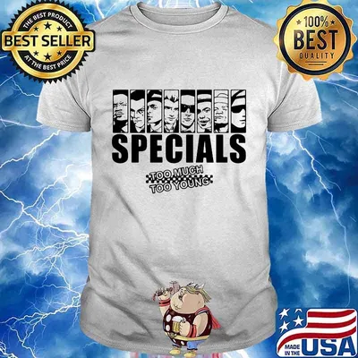 The specials band too much too young shirt
