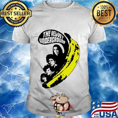 The velvet underground band members banana shirt