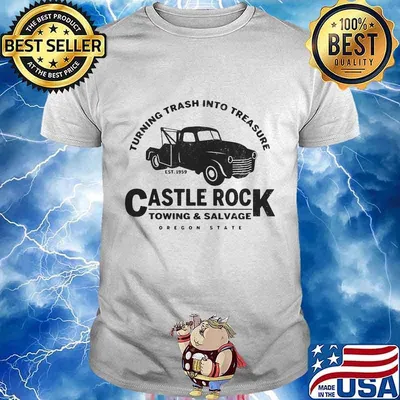 Turning trash into treasure est 1959 castle rock towing and salvage oregon state shirt