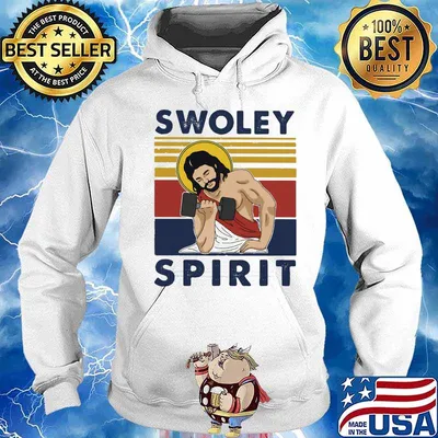 Weight Lifting Swoley Spirit Vintage retro s Hoodie