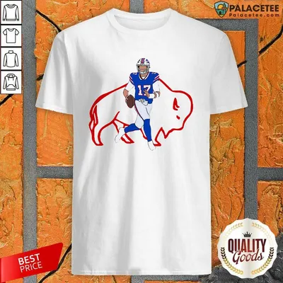 Premium Buffalo Bills 17 Josh Allen Rugby Ball Shirt