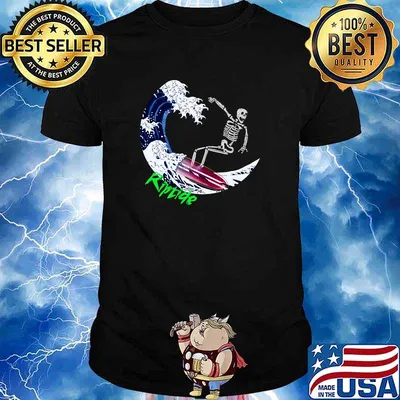 Surfing Skeleton T-Shirt