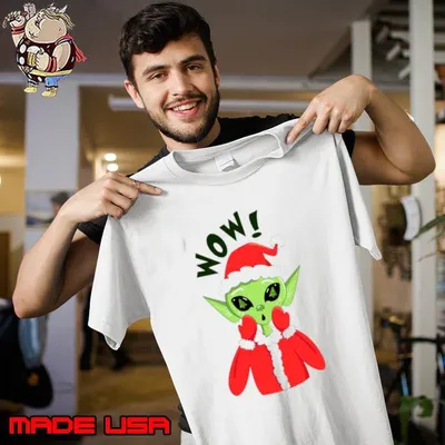 Wow Alien Xmas shirt