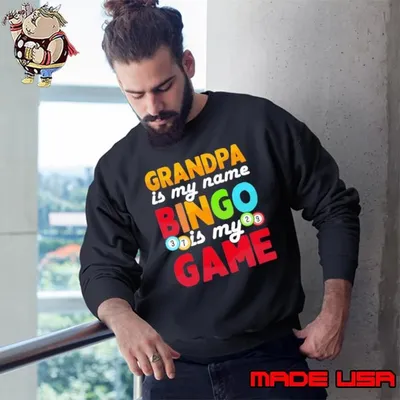 Grandpa Is My Name Bingo Is My Game T-Shirt