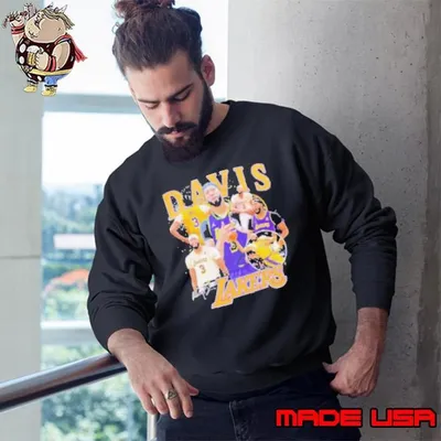 Anthony Davis Los Angeles Lakers signature multi photo player Sweatshirt