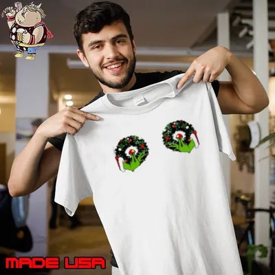Awesome Christmas Wreath grinch Unisex