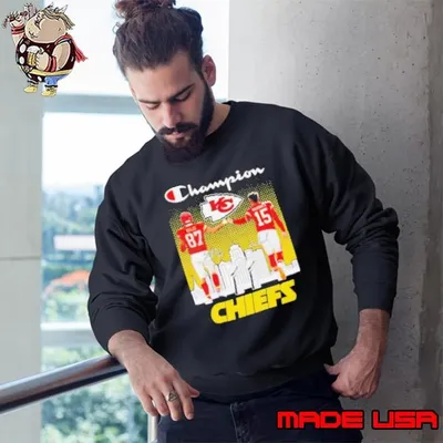 Champion Kansas City Chiefs Travis Kelce x Patrick Mahomes Sweatshirt