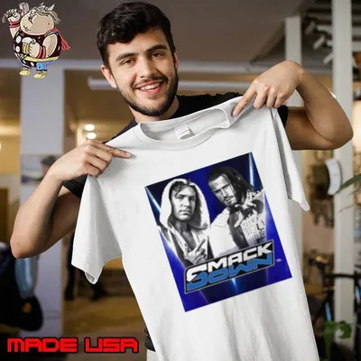 Chris Sabin and Alex Shelley MCMG WWE SmackDown Poster Shirt
