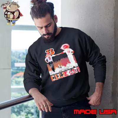 Cincinnati Bengals 2024 Joseph Burrow Cincinnati Reds Joey Votto Sweatshirt