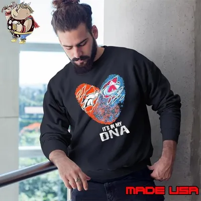 Colorado Avalanche And Denver Broncos It’s In My Dna Nfl Football Heart Sweatshirt