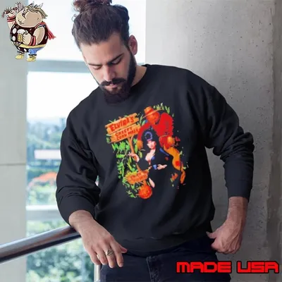 Elviras Creepy Corn Maze Halloween t Sweatshirt