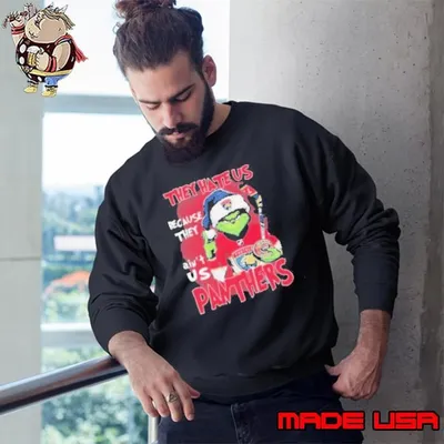 Florida Panthers 2024 Grinch They Hate Us Because The Ain’t Us Hockey Sweatshirt