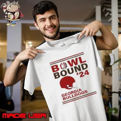 Georgia Bulldogs 2024 Bowl Bound Helmet Shirt