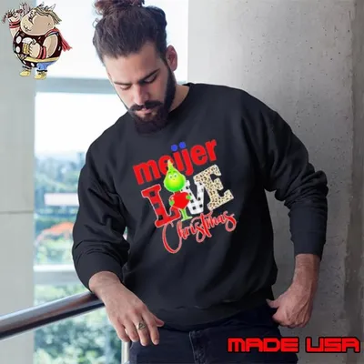 Grinch Love Meijer Christmas Sweatshirt