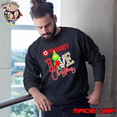 Grinch Love Target Christmas Sweatshirt