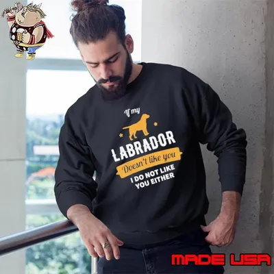 Lab Dog Labrador Retriever Mom Sweatshirt