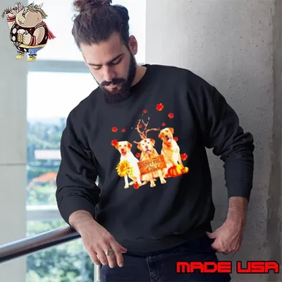 Labrador Retriever Happy Fall Yall Sweatshirt