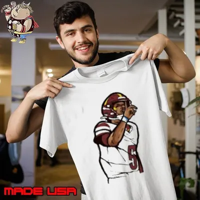 Original Jayden Daniels Shhh Cartoon Football Design Unisex