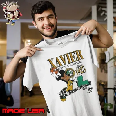 Original Mickey Mouse Xavier University Of Louisiana Since 1925 Homecoming 2021 Unisex