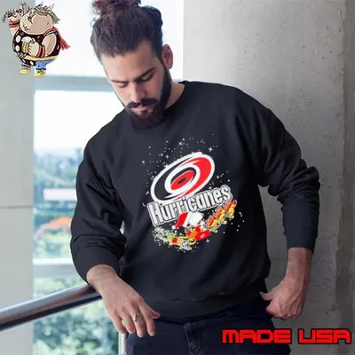 Premium Carolina Hurricanes Snoopy Christmas Sweatshirt