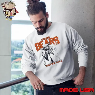 Premium Chicago Bears Star Wars Yoda Win We Will T Sweatshirt