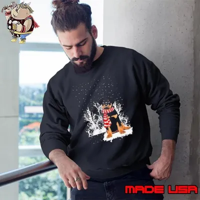 Rottweiler Merry Christmas Sweatshirt