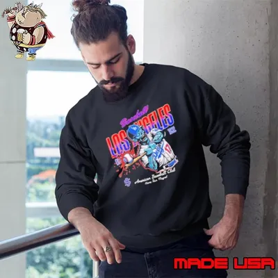 Shohei Ohtani Los Angeles Dodgers Est 1932 American Baseball Club Home Run Magnet Sweatshirt