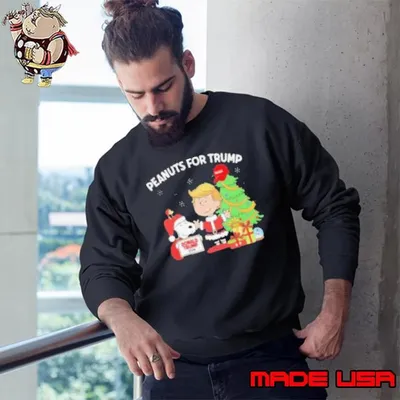 A Charlie Brown Christmas Peanuts For Trump Merry Christmas 2024 Sweatshirt
