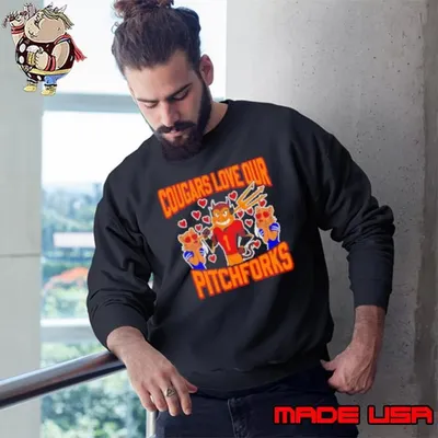 Arizona State Sun Devils cougars love our pitchforks Sweatshirt