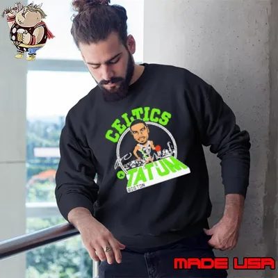 Boston Celtics Jayson Tatum signature City skyline Sweatshirt