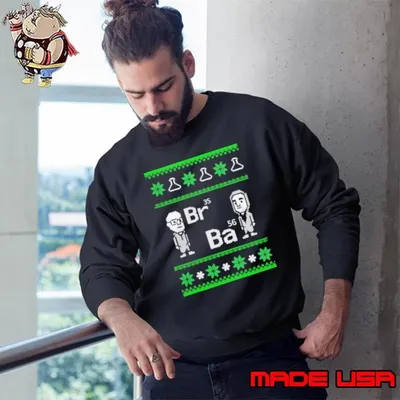 Breaking Bad Br35 Ba56 Ugly Christmas Sweatshirt