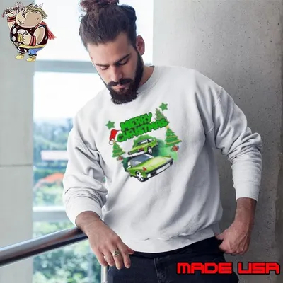 Custom Car Merry Christmas 2024 Sweatshirt
