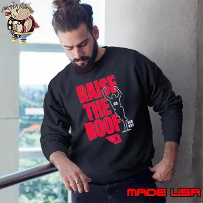 Dayton Basketball Zed Key Raise the Roof Sweatshirt