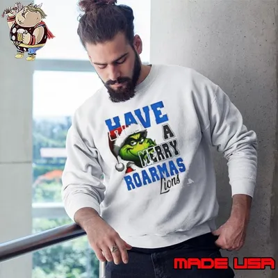 Detroit Lions have a Merry Roarmas Lions Grinch Christmas shirt