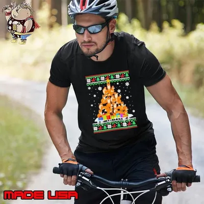 Fox Xmas tree Christmas ugly shirt