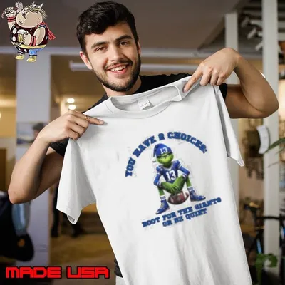 Grinch Detroit Lions You Have 2 Choices Root For The Giants Or Be Quiet Unisex