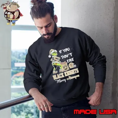 Grinch Santa If You Don’T Like Army Black Knights Merry Kissmyass 2024 Shirt