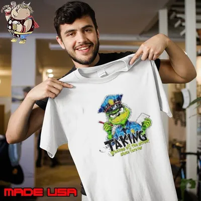Grinch taking Grinches off the street since forever police shirt