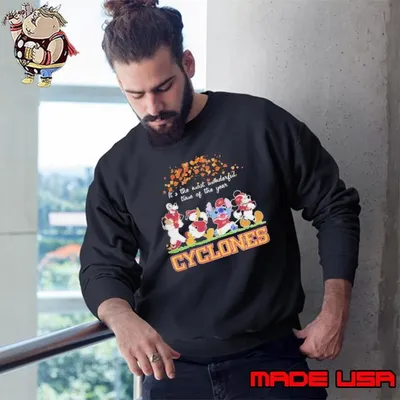 Iowa State Cyclones x Mickey x Donald Duck x Stitch x Goofy Fall It’s The Most Wonderful Time Of The Year Tee Sweatshirt