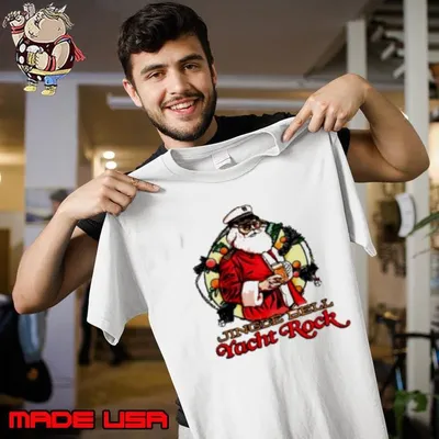 Jingle bell yacht rock Santa Christmas Unisex