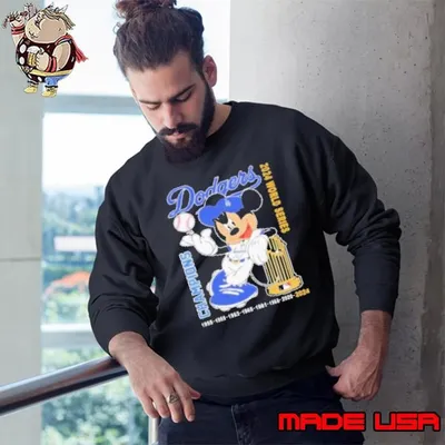 Los Angeles Dodgers Mickey Mouse World Series Champions 2024 Sweatshirt