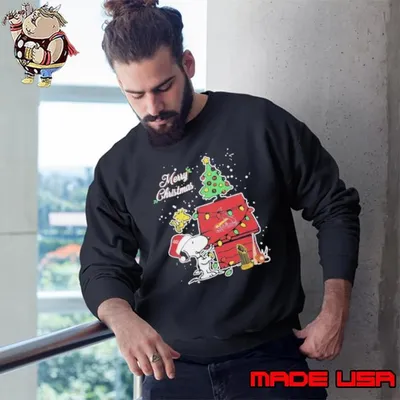 Merry Christmas With Snoopy Baby St Louis Cardinals Sweatshirt