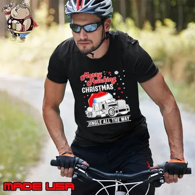 Merry trucking christmas jingle all tha way shirt