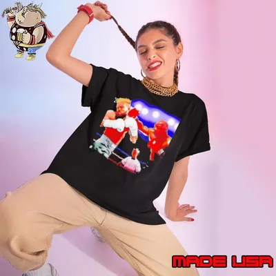 Mike Tyson vs Jake Paul punch out art Shirt