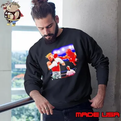 Mike Tyson vs Jake Paul punch out art Sweatshirt