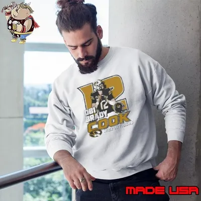 Mizzou Tigers NIL 2024 Football Brady Cook NCAA QB1 Sweatshirt