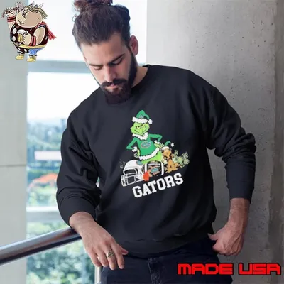 NCAA Grinch Shirt The Grinch And Florida Gators Christmas Sweatshirt