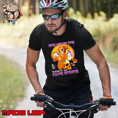 Never Mind The Witch Beware Of The Golden Retriever for Halloween Unisex